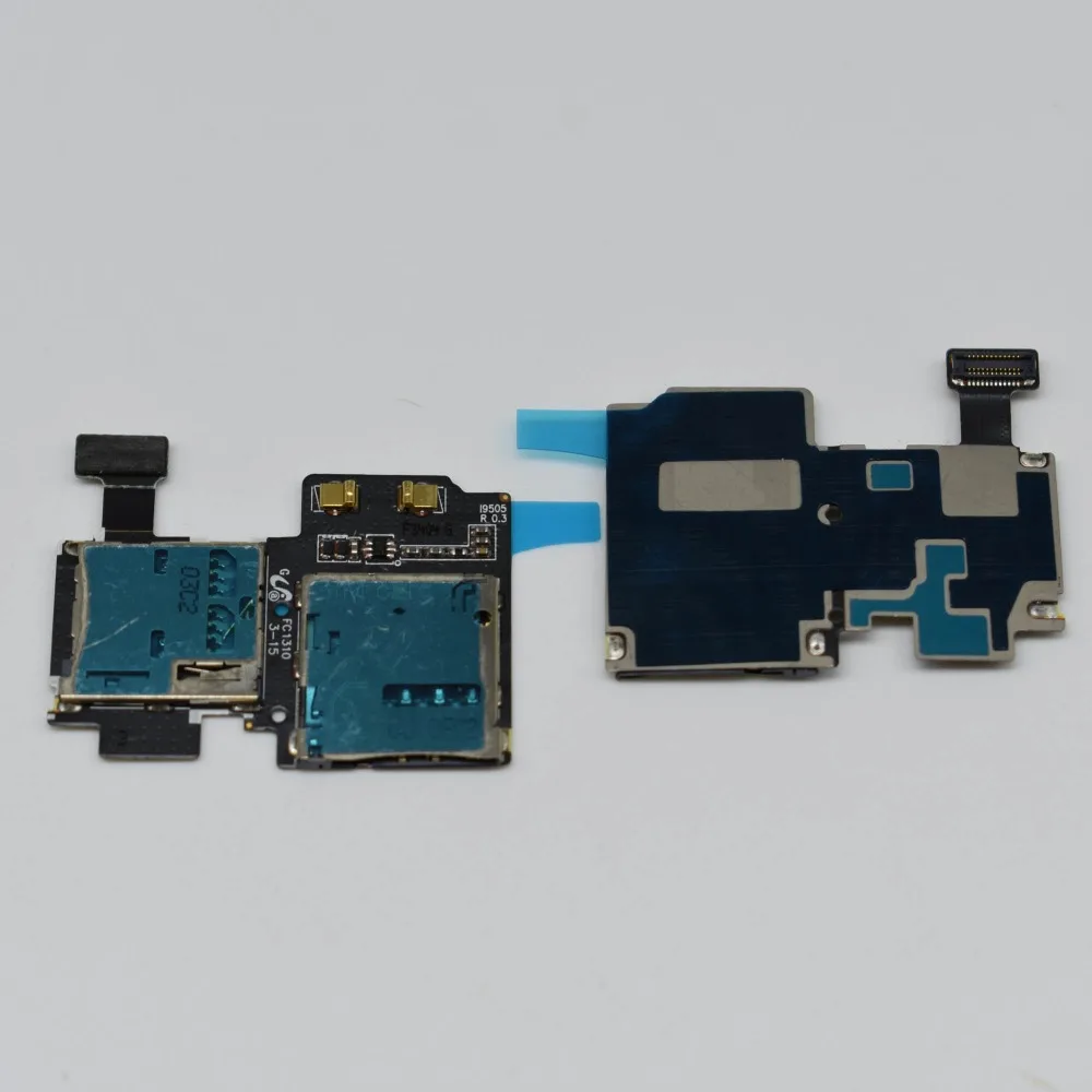 10 шт./лот оригинал для Samsung Galaxy S4 i9500 i9505 i337 Micro SD слот sim карты держатель чтения