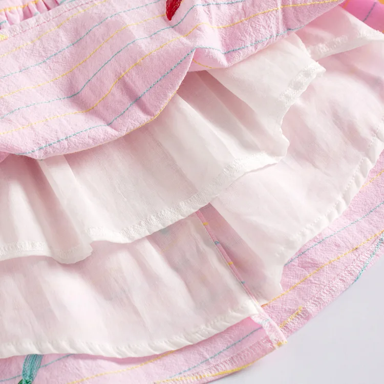 Одежда для маленьких девочек новое осеннее платье милое детское с длинными