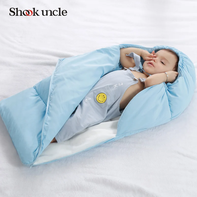 0 2 года детский спальный мешок Пеленальный конверт детская зимняя коляска