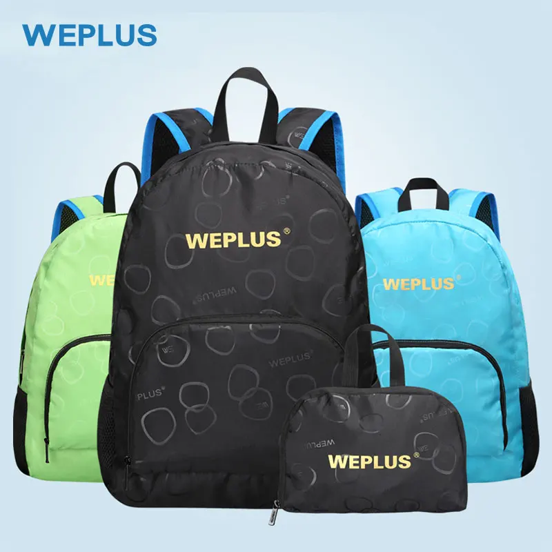 WEPLUS складной рюкзак ультра легкий для женщин водонепроницаемый школы