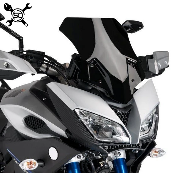 Мотоцикл Черный лобовое стекло козырек ветрового стекла Viser подходит для YAMAHA mtmt09