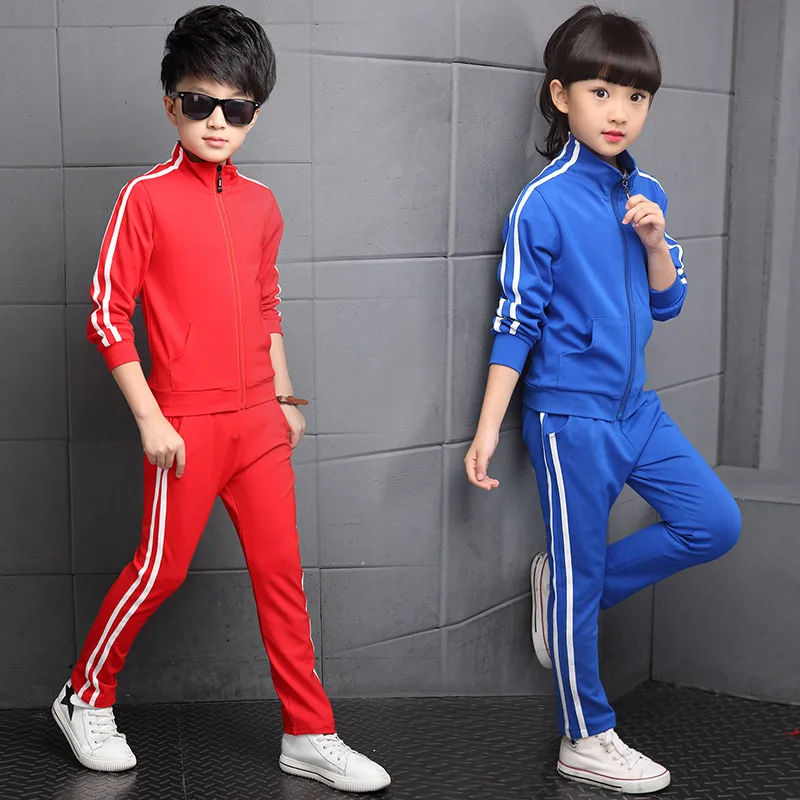Children suit sportswear Girls Clothing Set 2019 spring autumn Top + Pants 2 Piecese suits teenage children sport |