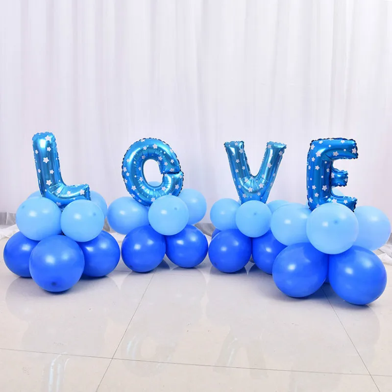 Любовь алюминиевая пленка Добро пожаловать воздушный шар для колонны сочетание