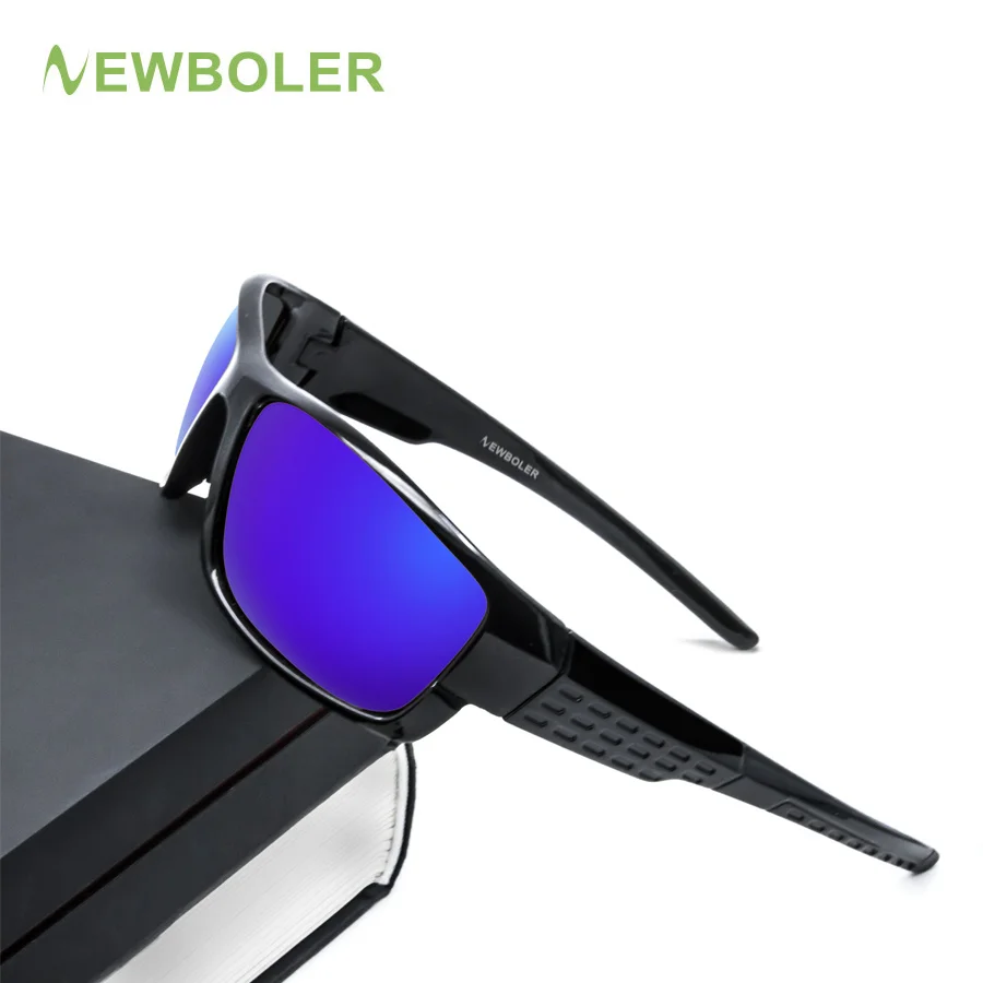 NEWBOLER, очки для рыбалки, поляризационные для мужчин и женщин, для спорта на открытом воздухе, очки для вождения, пешего туризма, альпинизма, солнцезащитные очки, UV400, синие линзы