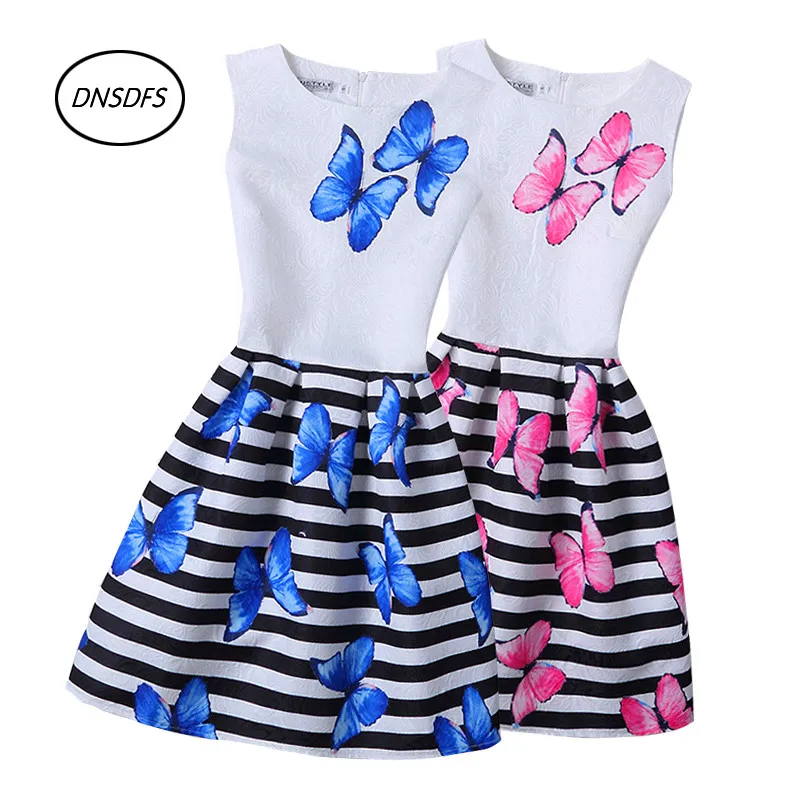 Летние подростков платье с цветочным принтом в стиле ретро без рукавов платья