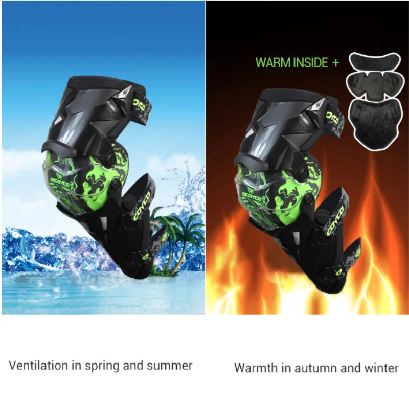 Защитное снаряжение для мотокросса защита колен мотогонок наколенник Scoyco K12|scoyco