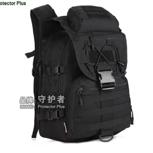BLACK 40л 3D Открытый тактический рюкзак для альпинизма, альпинизма, кемпинга, походов, рюкзак для путешествий, военная уличная сумка - Цвет: BLACK