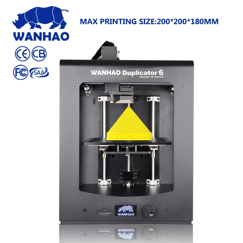 Лидер продаж в Китае 2019 3D принтер Wanhao D6 PLUS промышленного класса цифровая