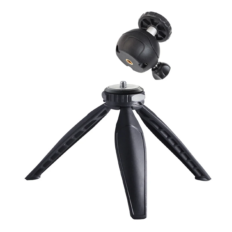 just tripod black Foleto мини телефон штатив Настольный смартфон крепление Клип держатель подставка w Съемная Ballhead для iPhone X/8/7 Plus huawei xiaomi - Цвет: just tripod black