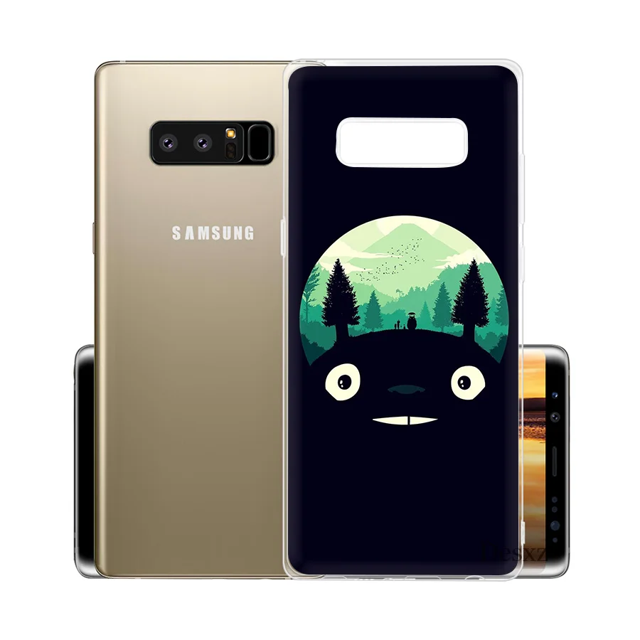 Чехол для телефона Totoro Samsung Galaxy S6 S7 Edge S8 S9 Plus Note 8 9 Slot TPU|Чехлы-накладки| |