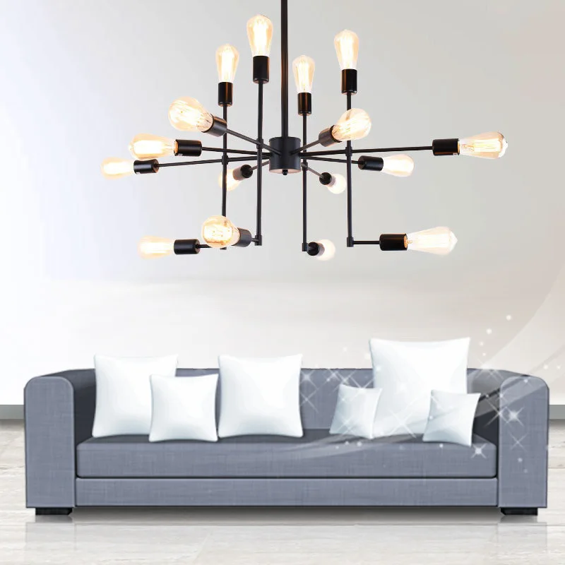 Современный стеклянный подвесной светильник в скандинавском стиле для столовой