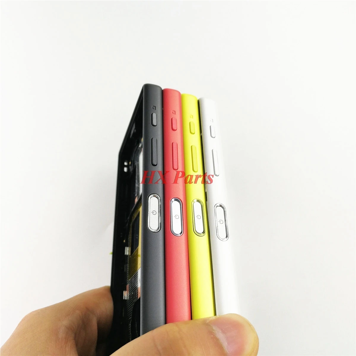 5 PCS LCD Back Faceplate For Sony Xperia Z5 Compact/Mini E5803 E5823 Front Frame Housing Middle Bezel Chassis With Side Buttons | Мобильные