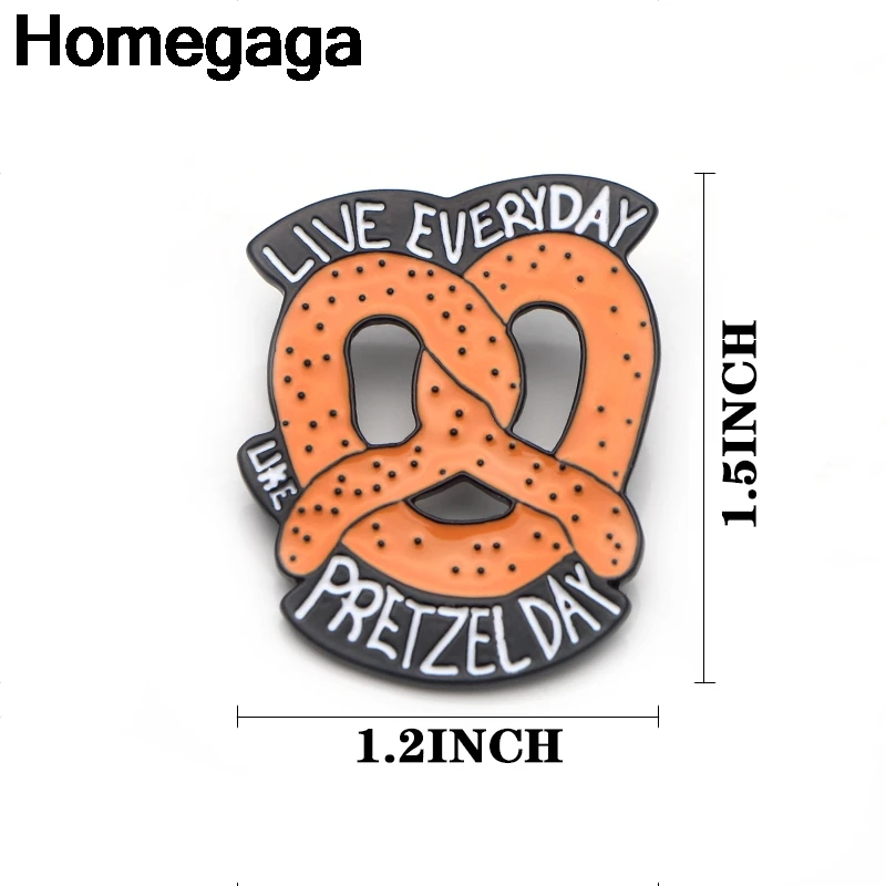 Homegaga офис ТВ-шоу Металл цинк эмаль шпильки трендовая медаль рюкзак рубашка