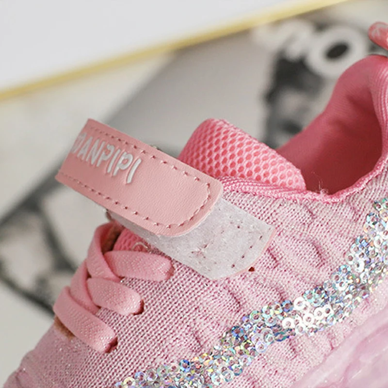 Running Kid Shoes 2019 Spring Summer Children Sport Sneakers Fashion Air Mesh Flat Casual For Teenager Girls Boys | Детская одежда и