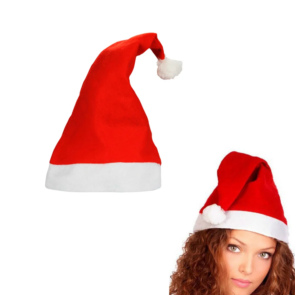 Новое поступление Рождественские нетканые ткани взрослые и дети шапки украшения