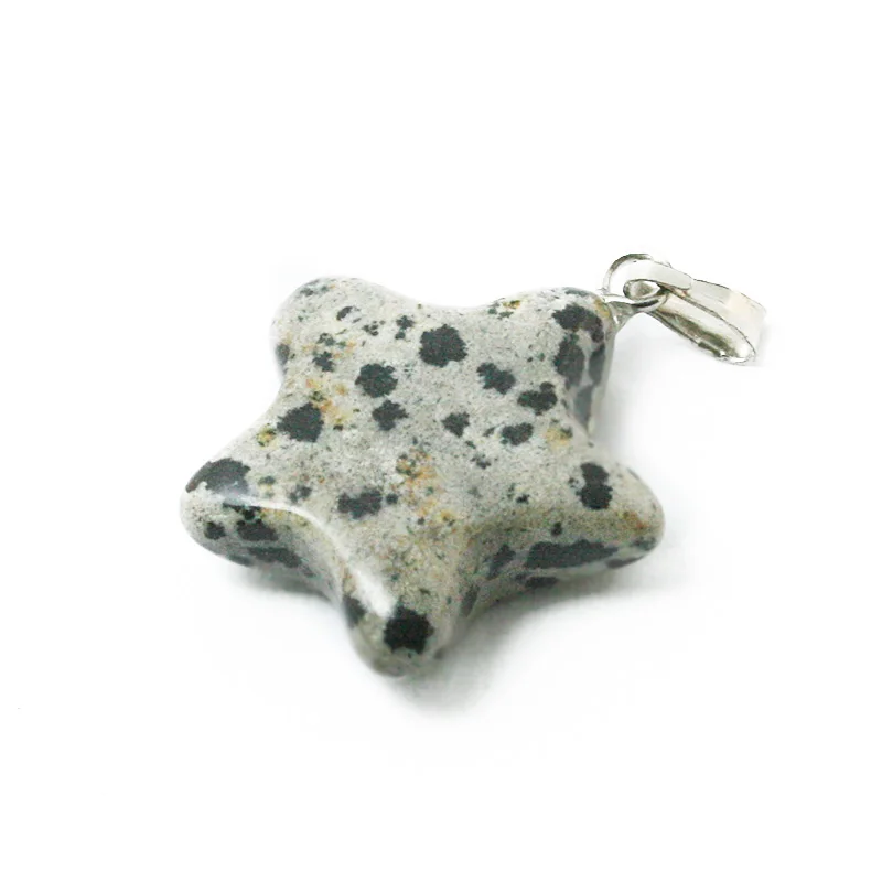 Камень-подвеска высокого качества из кристаллического кварца Healing Point Nature Star Gem-Bead диаметром 20 мм для создания женских украшений в стиле DIY на ожерелье.