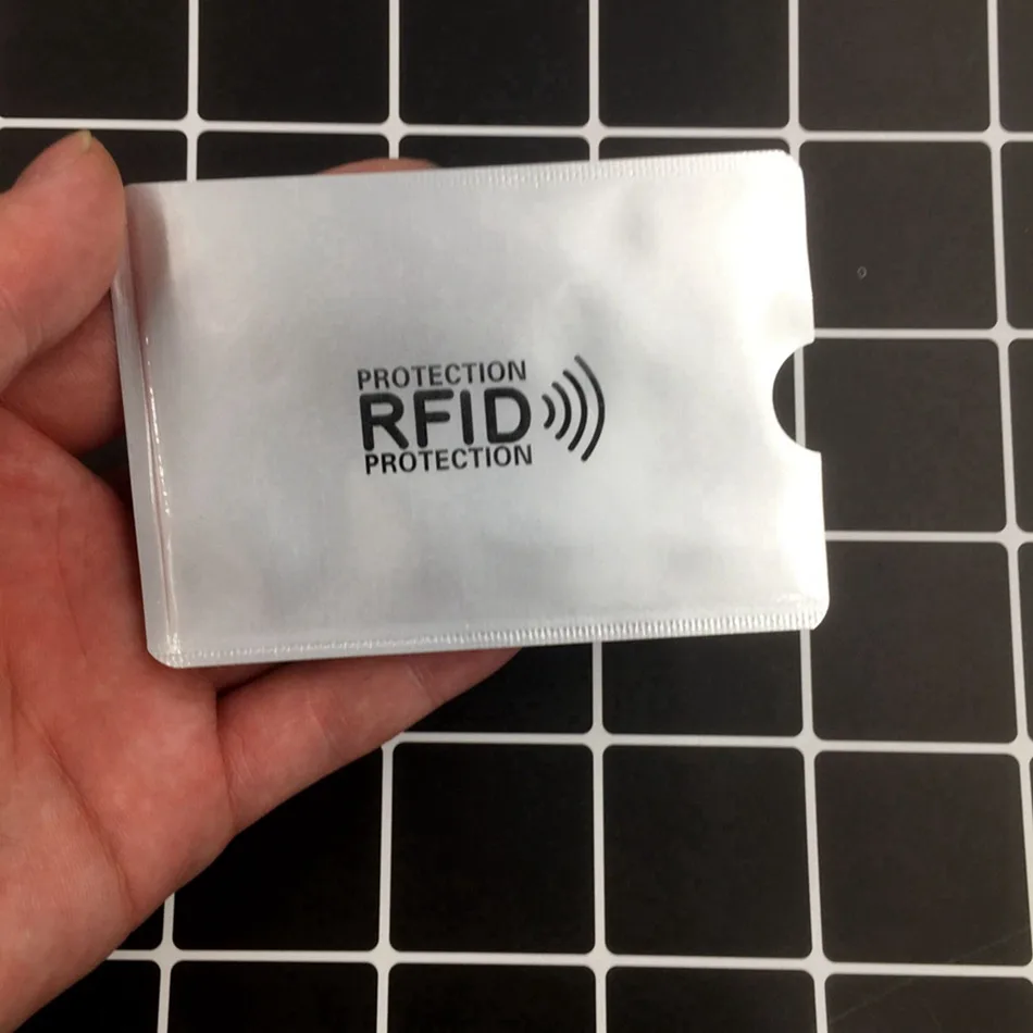 Анти Rfid кошелек Блокировка ридер замок банк держатель для карт Защита металлический чехол для Id банковских карт держатель для кредитных NFC алюминий 6*9,3 см