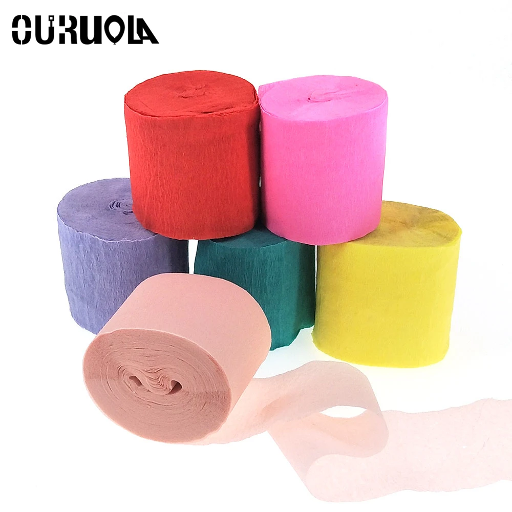 4.5cm*10m Confetti Paper Streamers DIY Garland Wedding Birthday Decoration Weeding For Weddings | Дом и сад