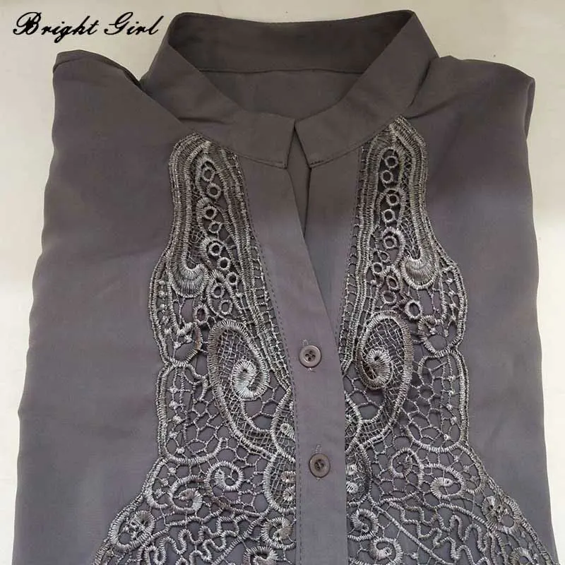 Яркая женская рубашка для девочек осенняя Повседневная Блузка рубашки с