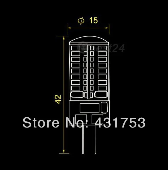 10 шт./лот Новое Прибытие G4 4 Вт 64 SMD 3014 Светодиодные Лампы Люстра хрустальные