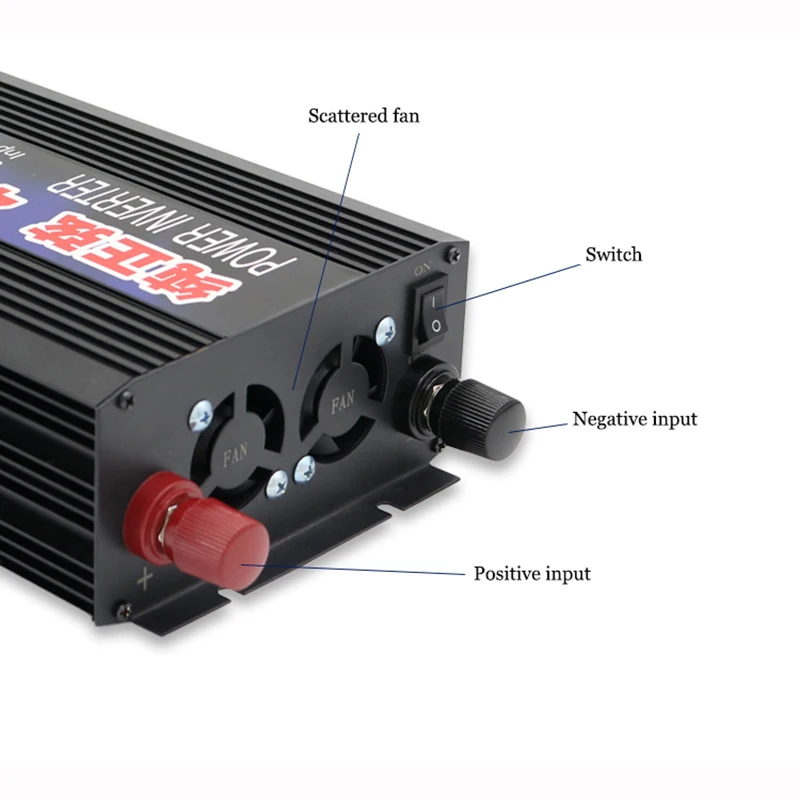 Автомобильный инвертор чистый синусоидальный 4000 Вт 2000 постоянный ток 12 В