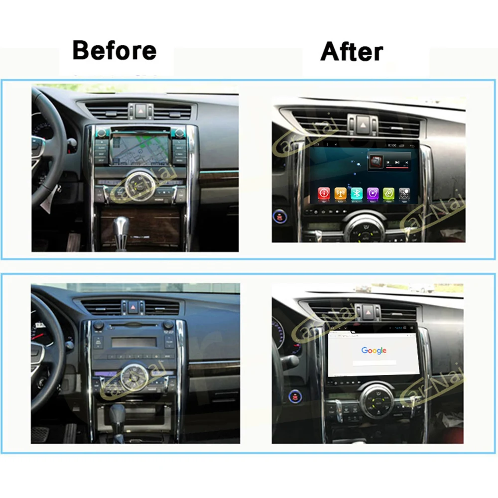 Android 7 1/8 0 Автомобильный GPS Радио Navi для Toyota Reiz Mark x 2011 2017 стерео автомобильный