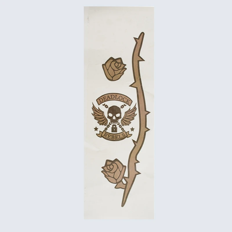 Tattoo sticker OW Overwatch герой Эш косплей костюм полный набор для взрослых женщин костюмы на Хэллоуин - Цвет: Tattoo sticker