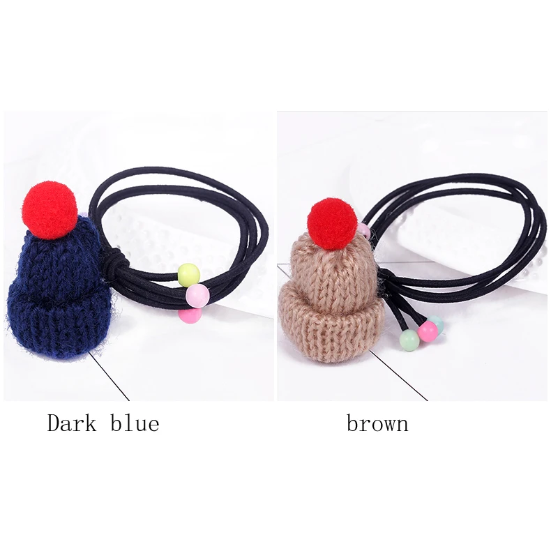 Рождественский подарок Милая блестящая эластичная повязка для волос с