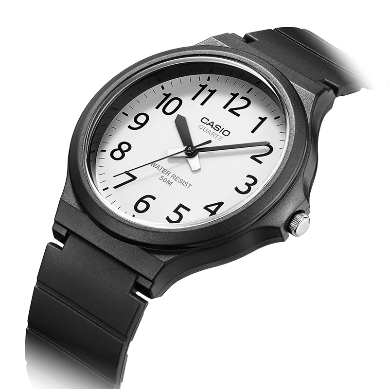 Casio студенческие Детские часы мужские с резиновой лентой Спортивные MW 240