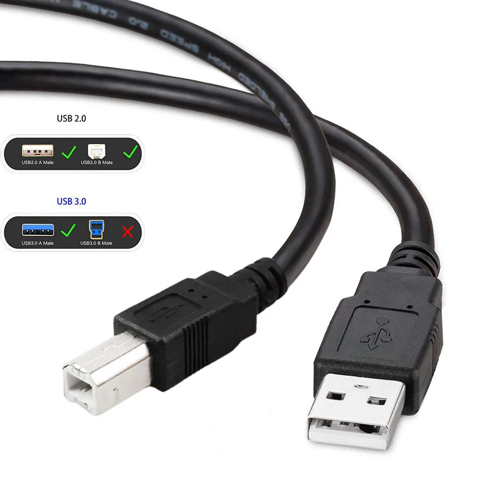 Профессиональный Электрический гитарный коннектор USB 2 0 квадратный штекер