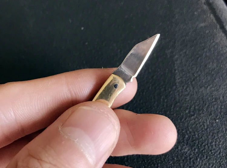 A62 EDC Мини латунный Графический крутой резак многофункциональный заблокированный EDC карманный инструмент открытая коробка многофункциональный ключ-Ссылка Инструмент