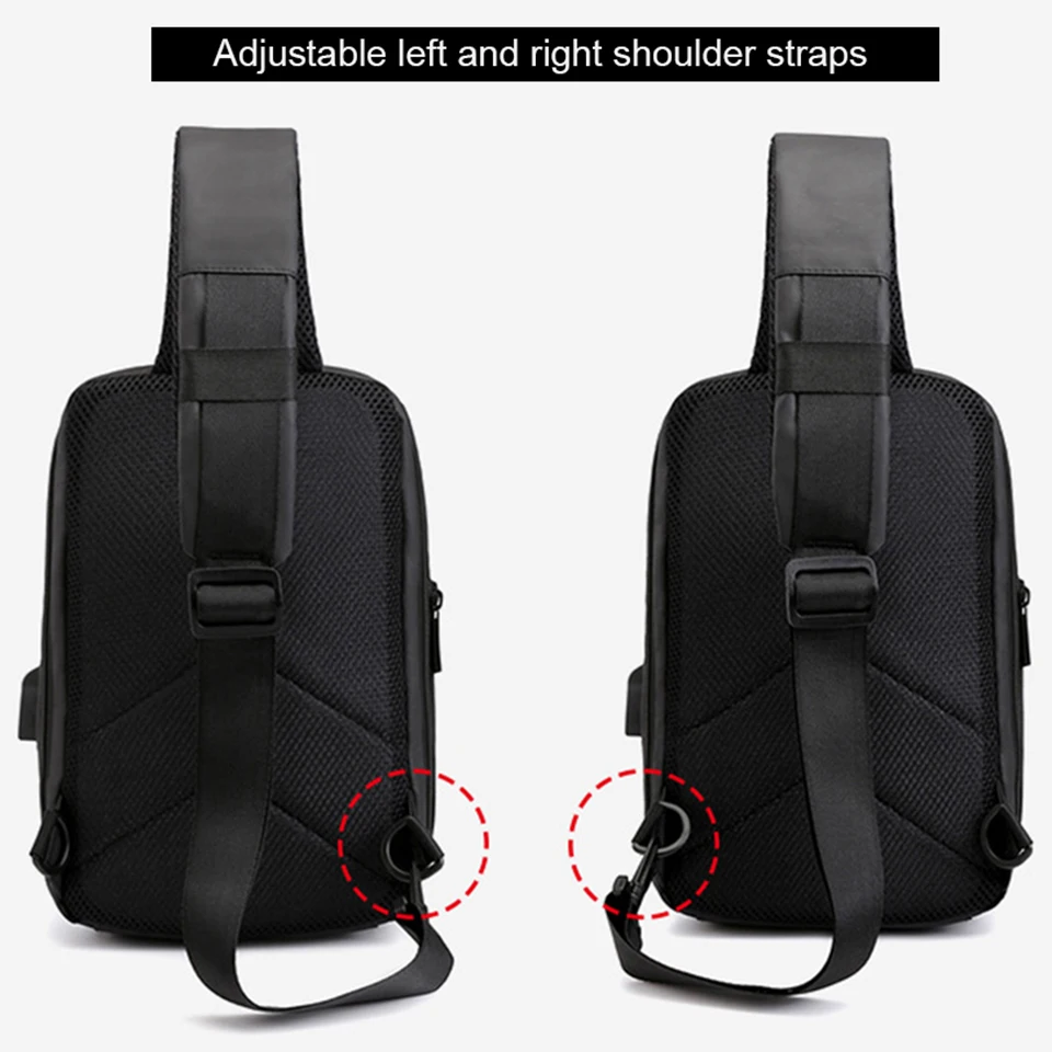 Мужская нагрудная сумка сумки через плечо модные мужские и женские