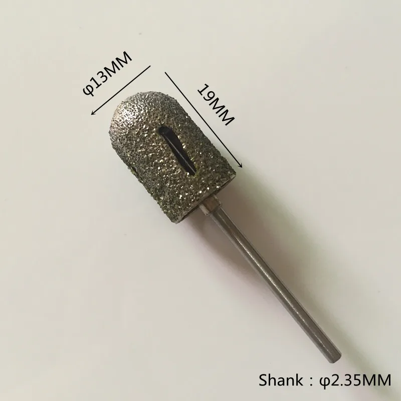Высокое качество 1 шт. крупный алмаз сверло для ногтей полировальный колпачок