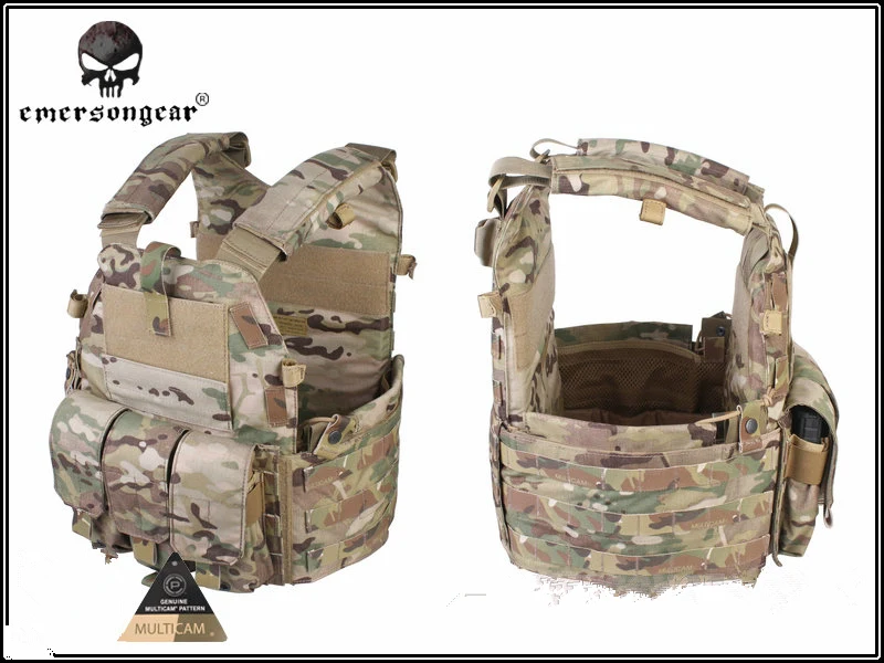Новинка, Emerson gear Molle, жилет для охоты, игры, тактический жилет, Airsoft Combat 094K M4, чехол, жилет, EM7356, мультикам, AOR1, черный