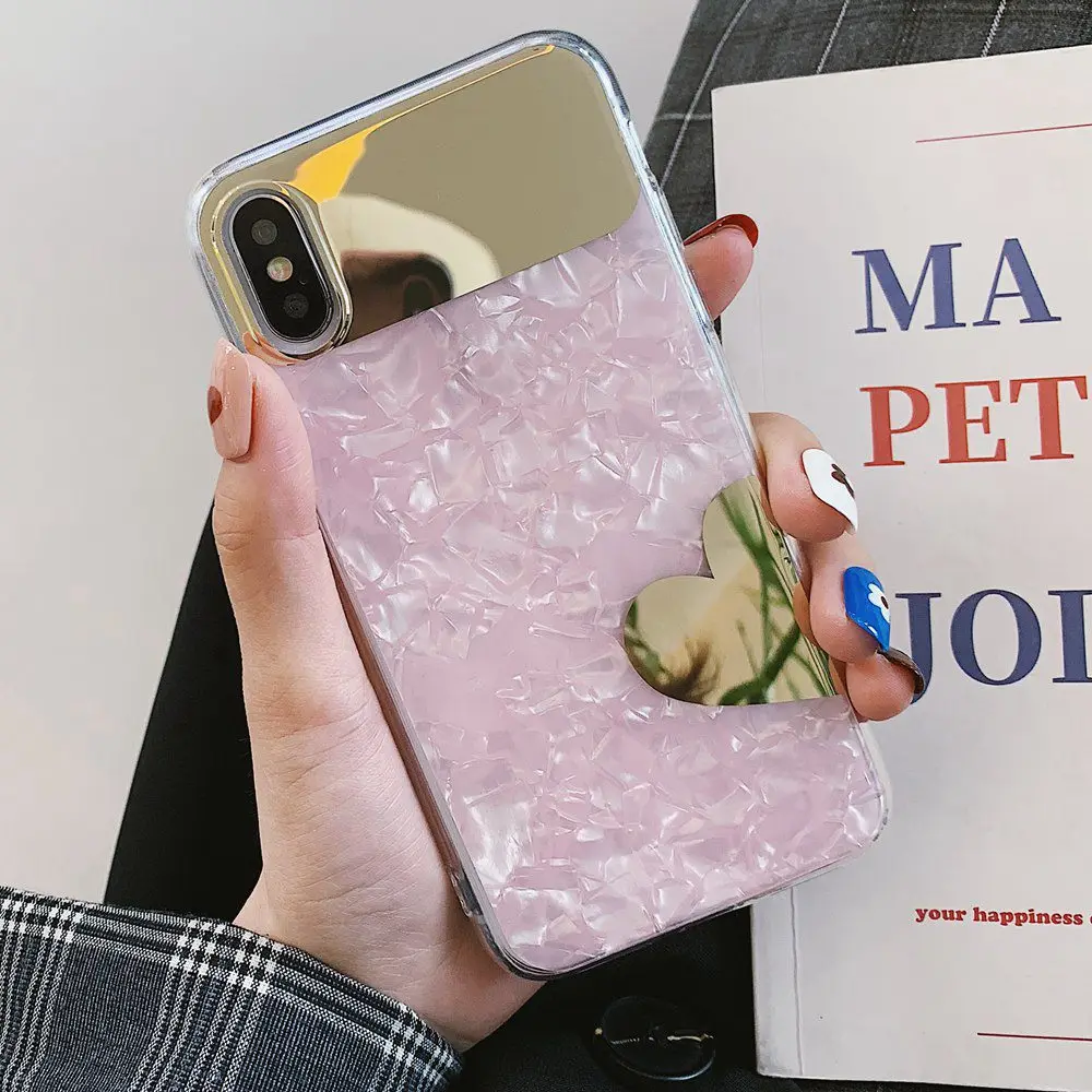 KISSCASE Makeup Mirror Case For iPhone X XS MAX XR Fundas Hard PC Coque Cover 6 6S 7 8 Plus Carcasa Capinhas Capa |
