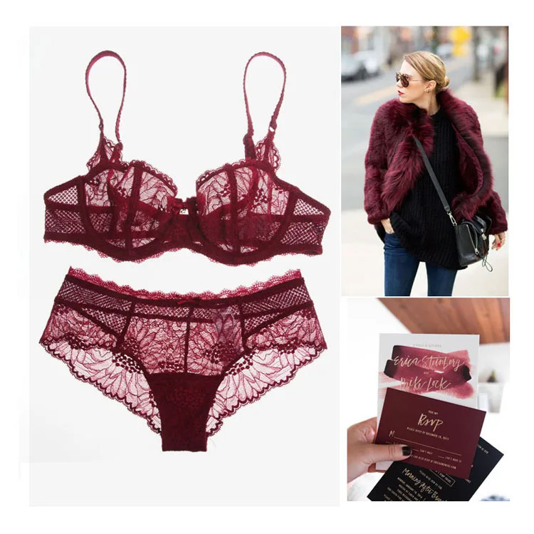 Sexemara 2017 сексуальное кружевное ультратонкое удобное нижнее белье с глубоким v