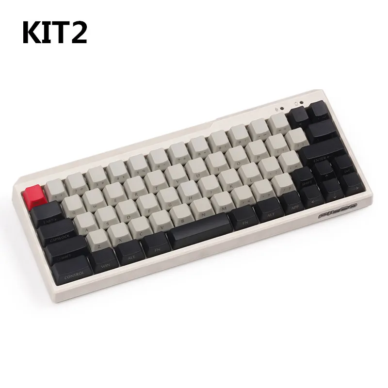 Черная пустая механическая клавиатура pbt filco minila air толстая боковая печать топ с