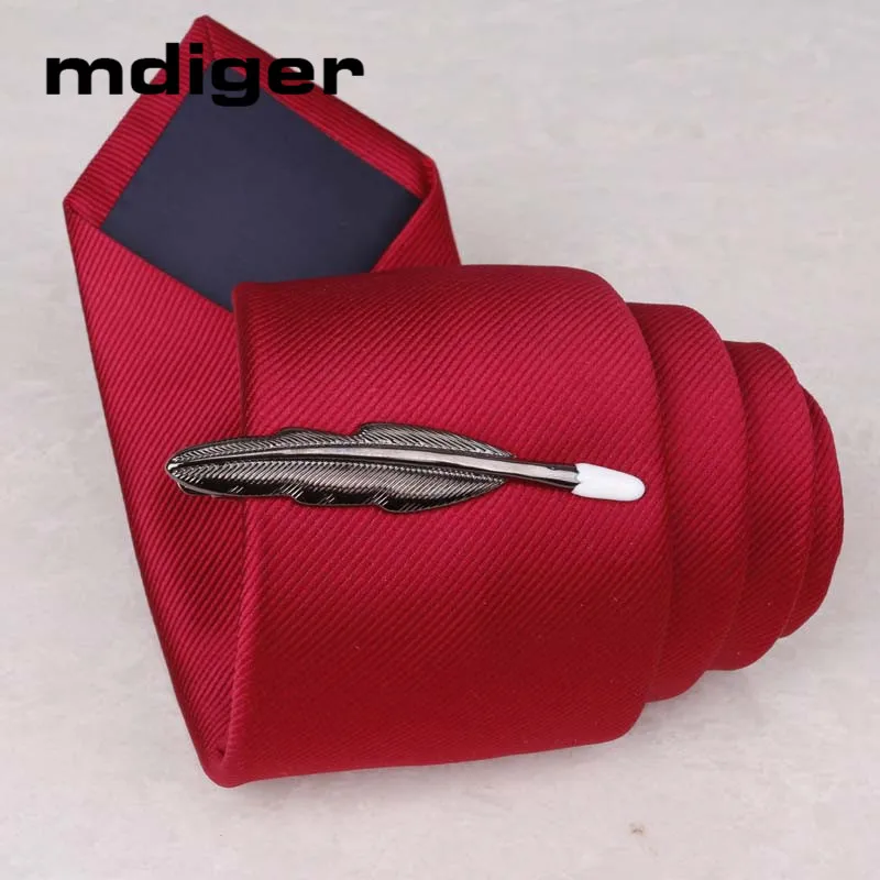 Mdiger брендовый мужской галстук с зажимом медный праздничный деловой ГАЛСТУК