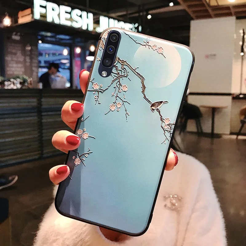 10 Чехол для Samsung Galaxy A50 A505F 3D цветы розы силиконовый чехол для Samsung Galaxy A30 чехол A40 A70 Note 10 S10e S10 Plus - Цвет: 10