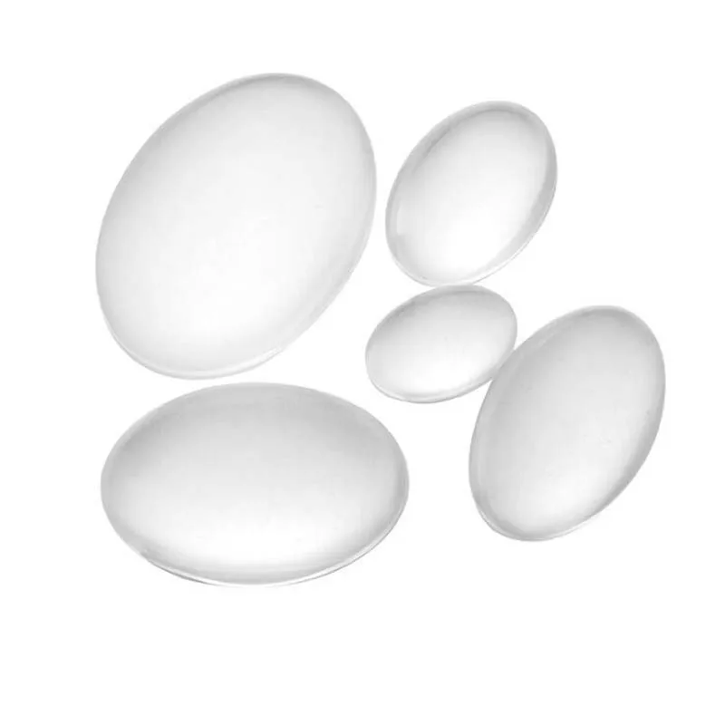 Оптовая продажа сделай сам 25*18 мм прозрачное искусственное увеличительное