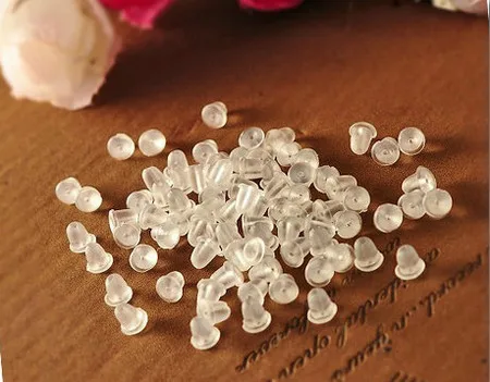 Бесплатная доставка 3000 шт./лот Пластиковые Заглушки для ушей/заглушки сережек