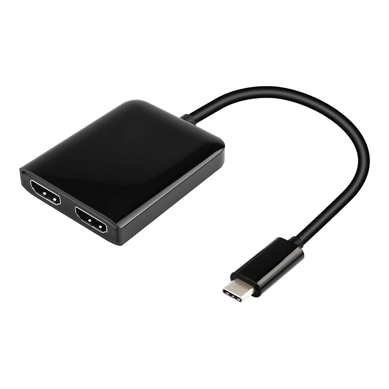 Amkle USB C концентратор адаптер 3 1 к HDMI Type папа двойной Женский 4K 30Hz UHD видео конвертер