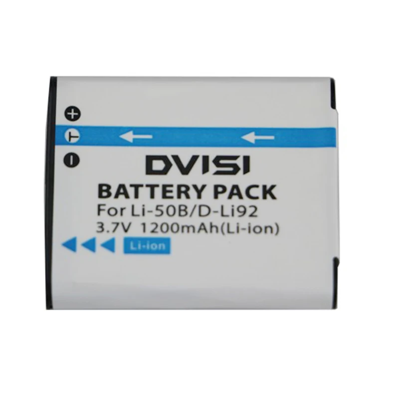 Аккумулятор на 1200 мАч для Olympus LI-50B LI 50B U1020 U1030SW SP 810 800UZ u6010 u6020 u9010 SZ14 SZ16 SZ30 u1010 Pentax D-LI92