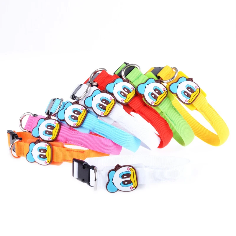 Мультяшная утка безопасности 18-28 см ошейник для питомца собаки светодиодный