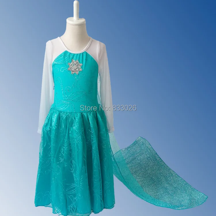 Free shipping High quality New Style dancing dress Elsa Anna beautiful Dress Fashion princess |