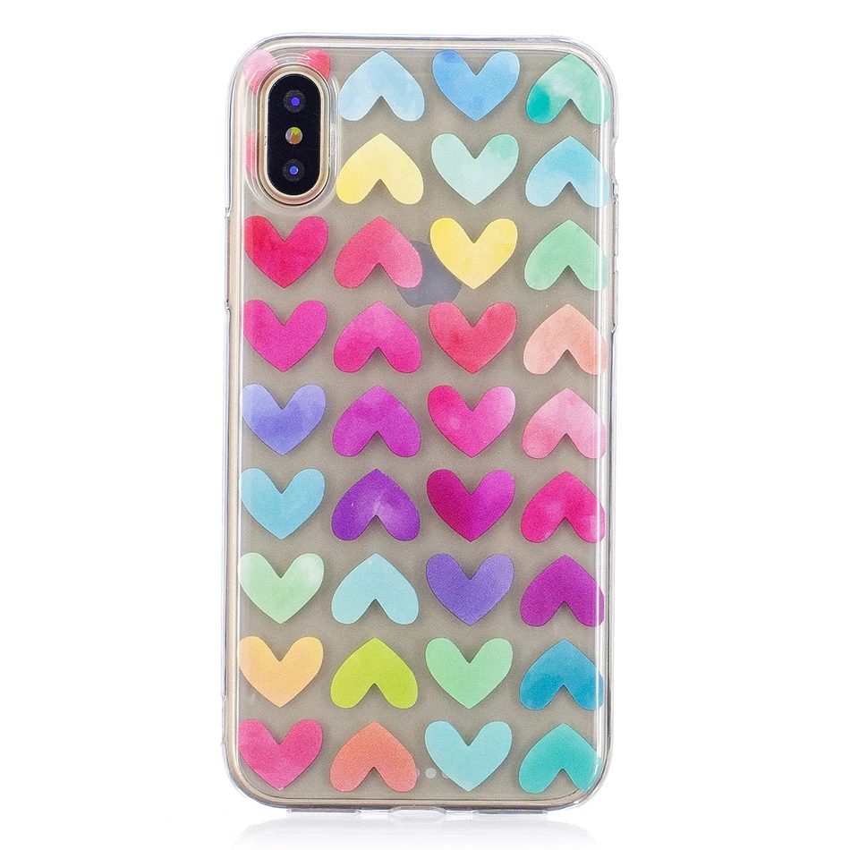 Уникальный чехол для iphone 6s 6 7 8 Plus Силиконовый Мультфильм пицца Фламинго Кошка