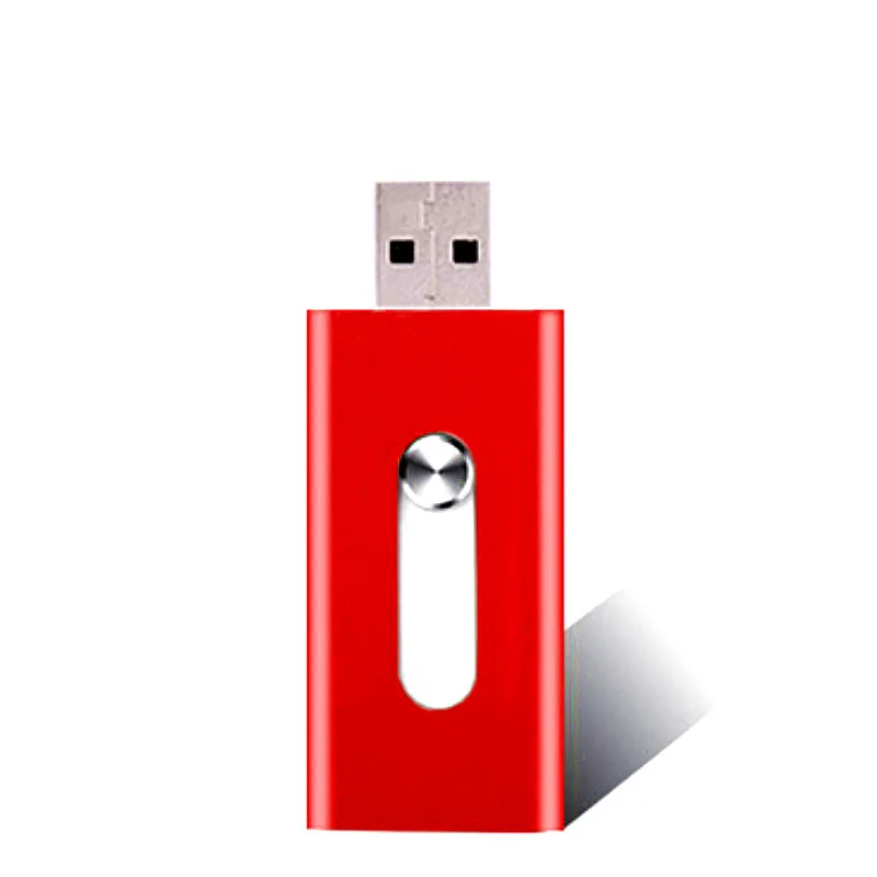 Металлический i Flash Drive HD 100% настоящий 8 64 Гб для Android otg USB флэш накопитель iPhone 8/7