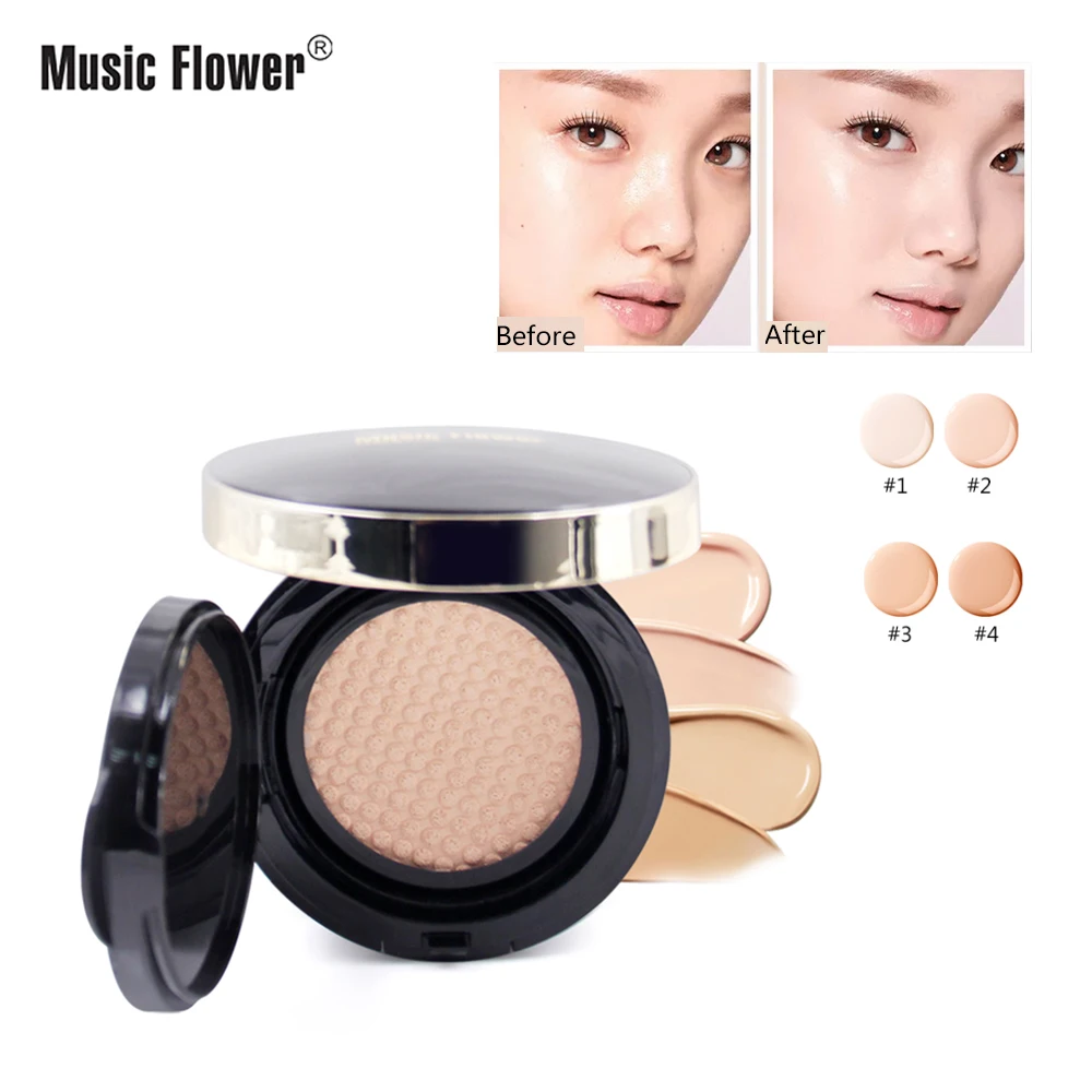 Music Flower Фирменная Новинка матовая и увлажняющая Подушка BB крем Палитра