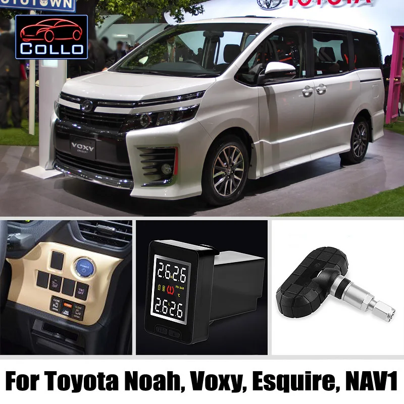 TPMS система контроля давления в шинах для Toyota Noah/Voxy/Esquire/NAV1/Система контроля давления в шинах внутренних датчиков неразрушительная установка