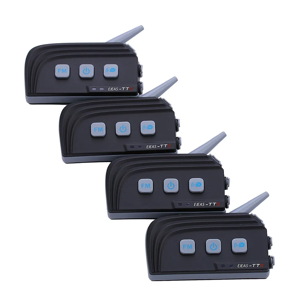 

Переговорное устройство для мотоциклетного шлема, 4 шт./лот, Bluetooth 1200 м